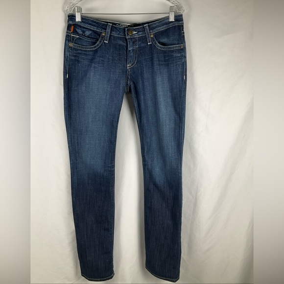 Robins Jeans Women’s Size 30 Angel Wing Pink Crystal Denim Jeans Made In USA - Picture 1 of 16